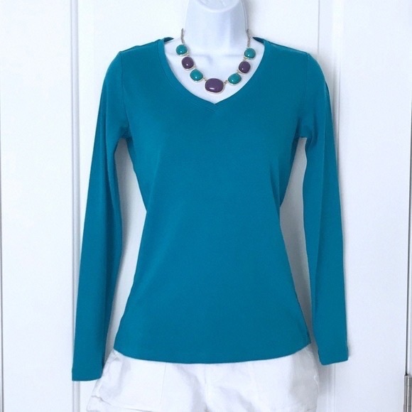 Blue Long Sleeve Top - Picture 2 of 5